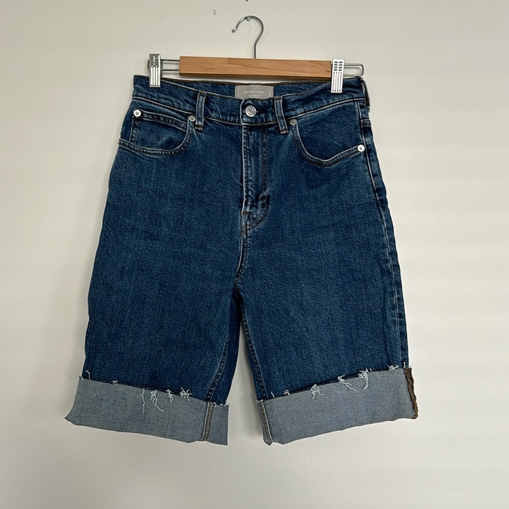 High waisted denim shorts from Everlane